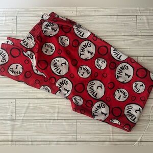 Red Thing 1 and Thing 2 Dr Seuss Leggings